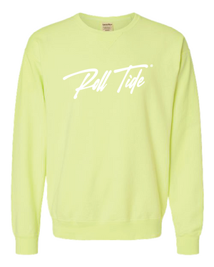 Roll Tide Script Crewneck