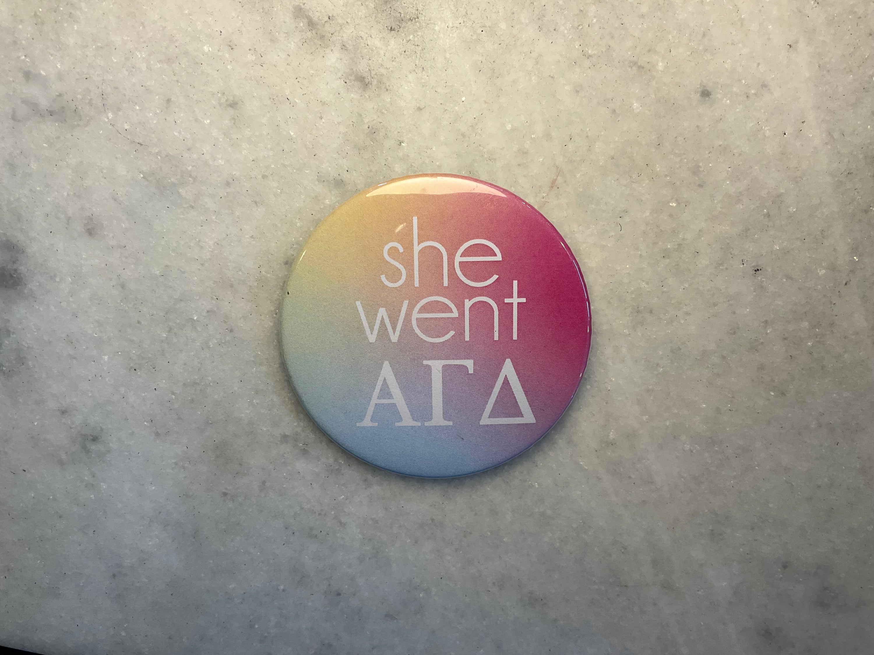 She Went ___ Button