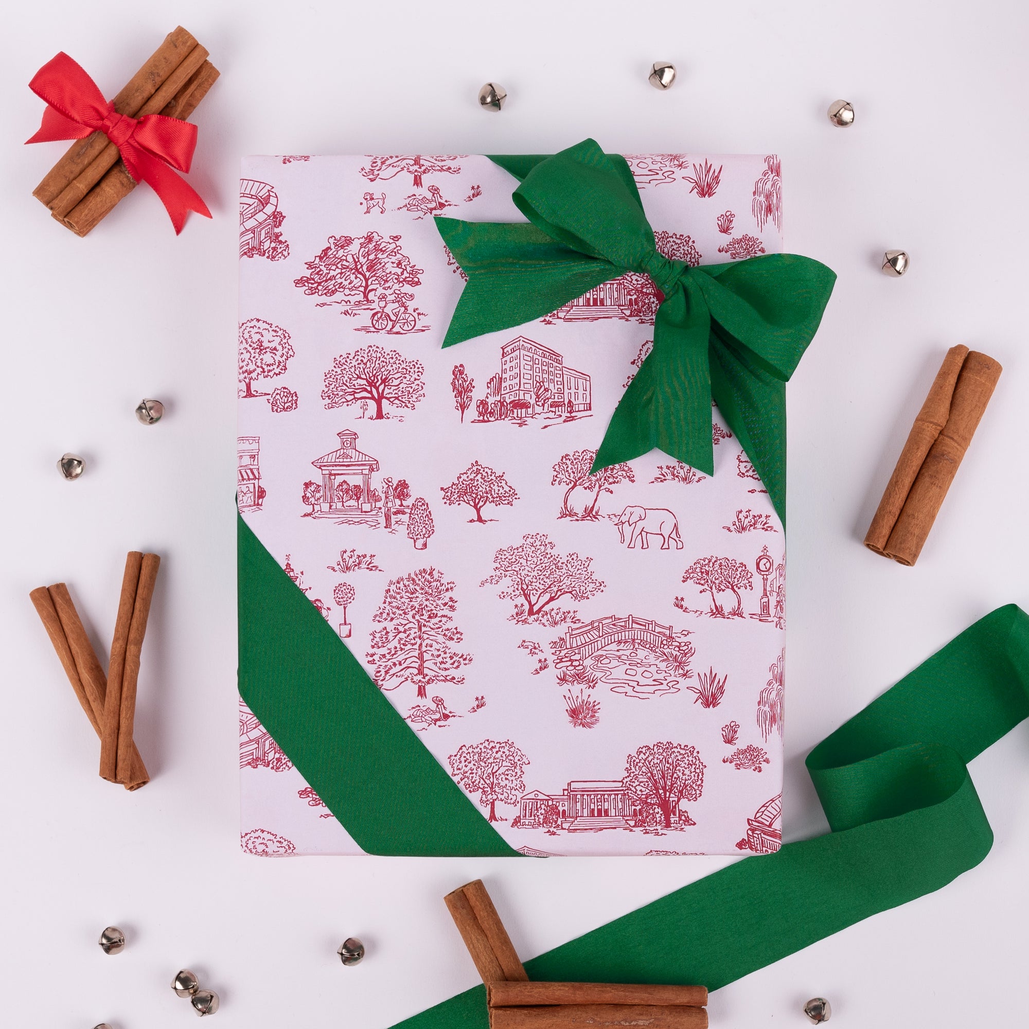 Tuscaloosa Toile TM Wrapping Paper and Gift Tags