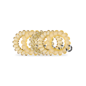 Spiral Hair Coils | Tiny | Butter Yellow Hair Ties