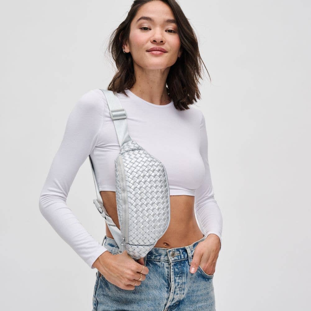 Aim High  Woven Neoprene Belt Bag: Neon Yellow