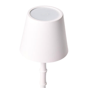 LED Portable Cordless White Bamboo Table Lamp