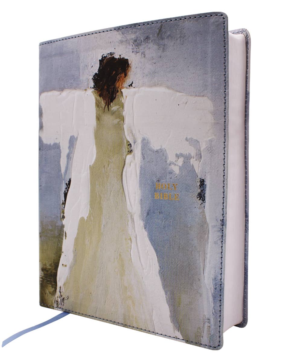 Amplified Bible Anne Neilson Angel Art Leathersoft Blue