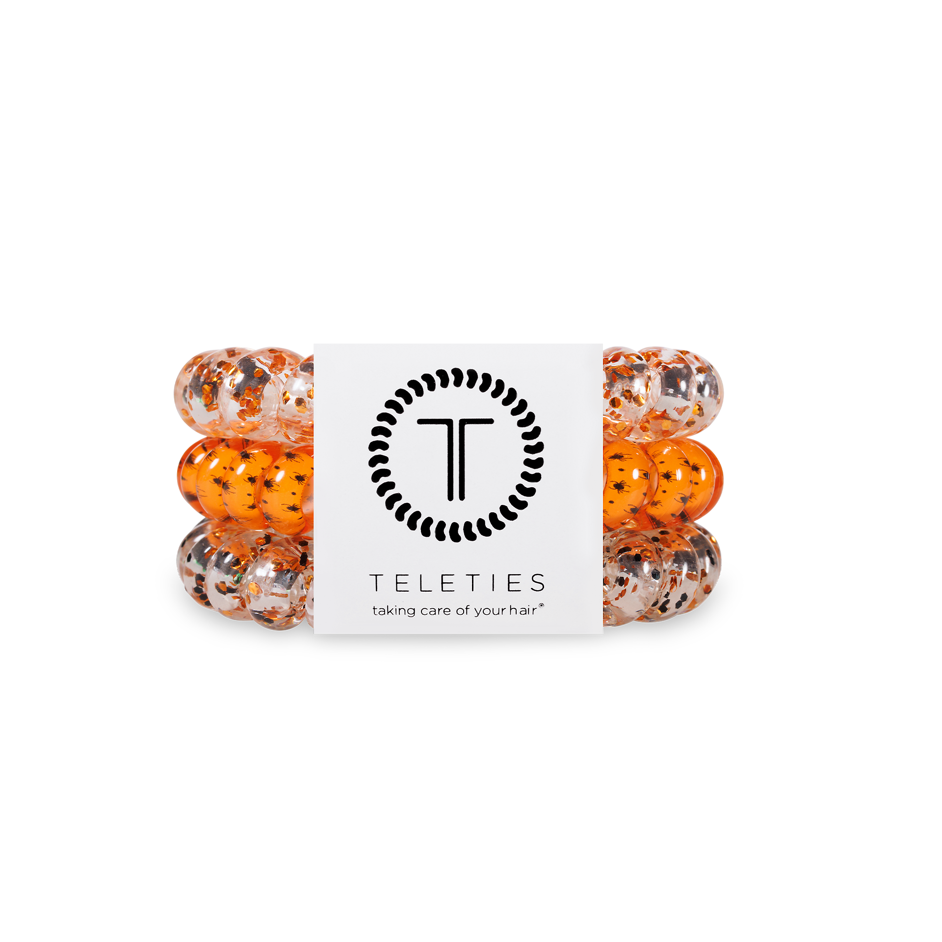 Spiral Hair Coils | Large | Spooky Sparkles Hair Ties