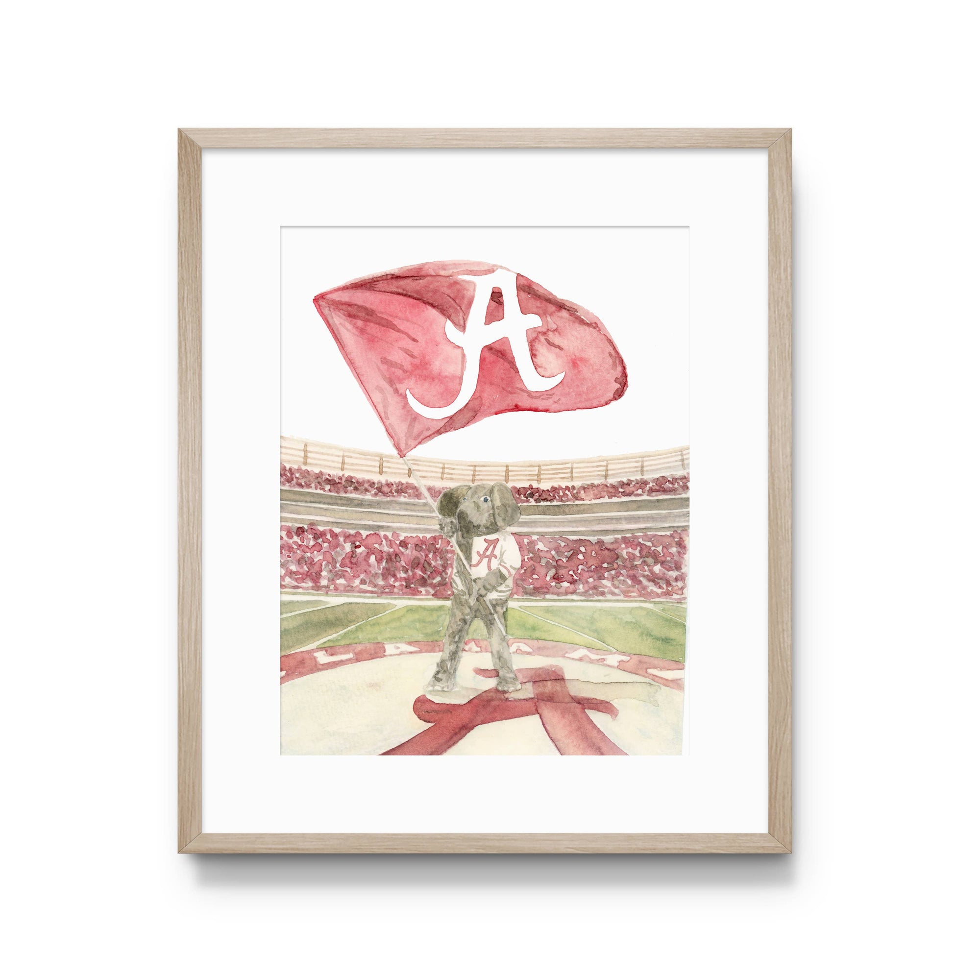 The University of Alabama Big Al Print, Collegiate : 5x7