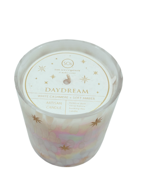 Daydream Iridescent Stars Candle 14oz