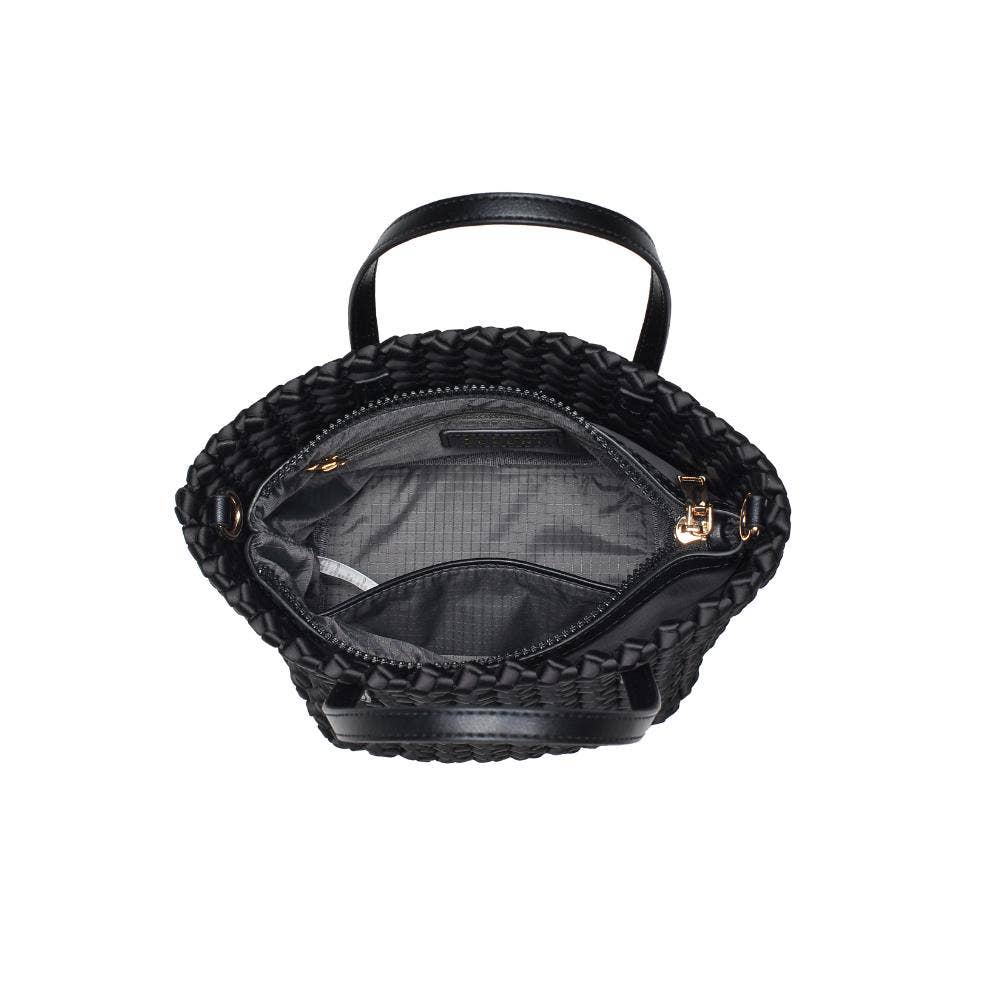 Serenity - Hand Woven Knot Crossbody: Black