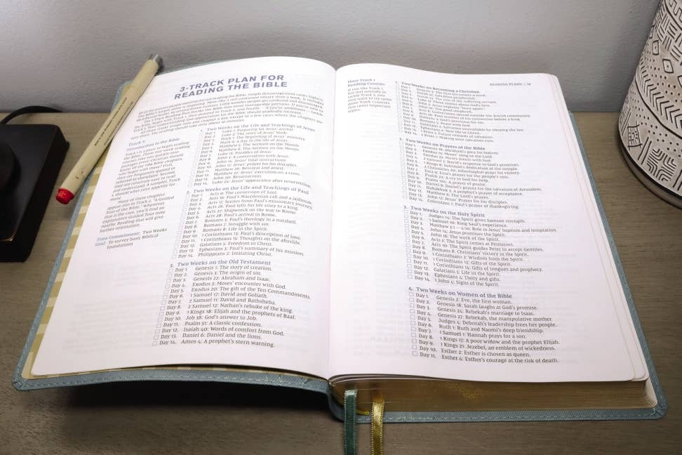 NIV Student Bible, Leathersoft, Teal