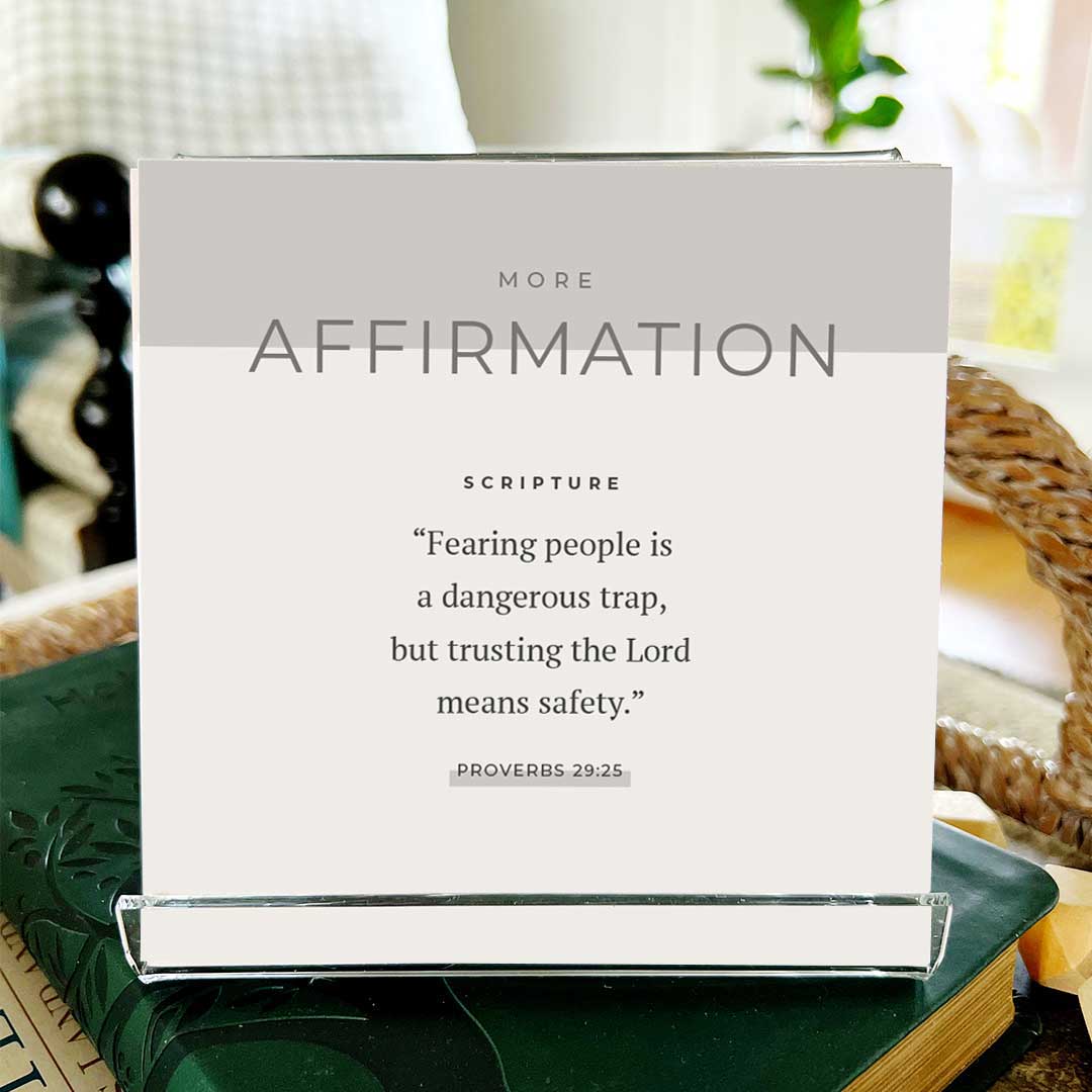 More of Jesus Scripture Devotional Set w/Stand: