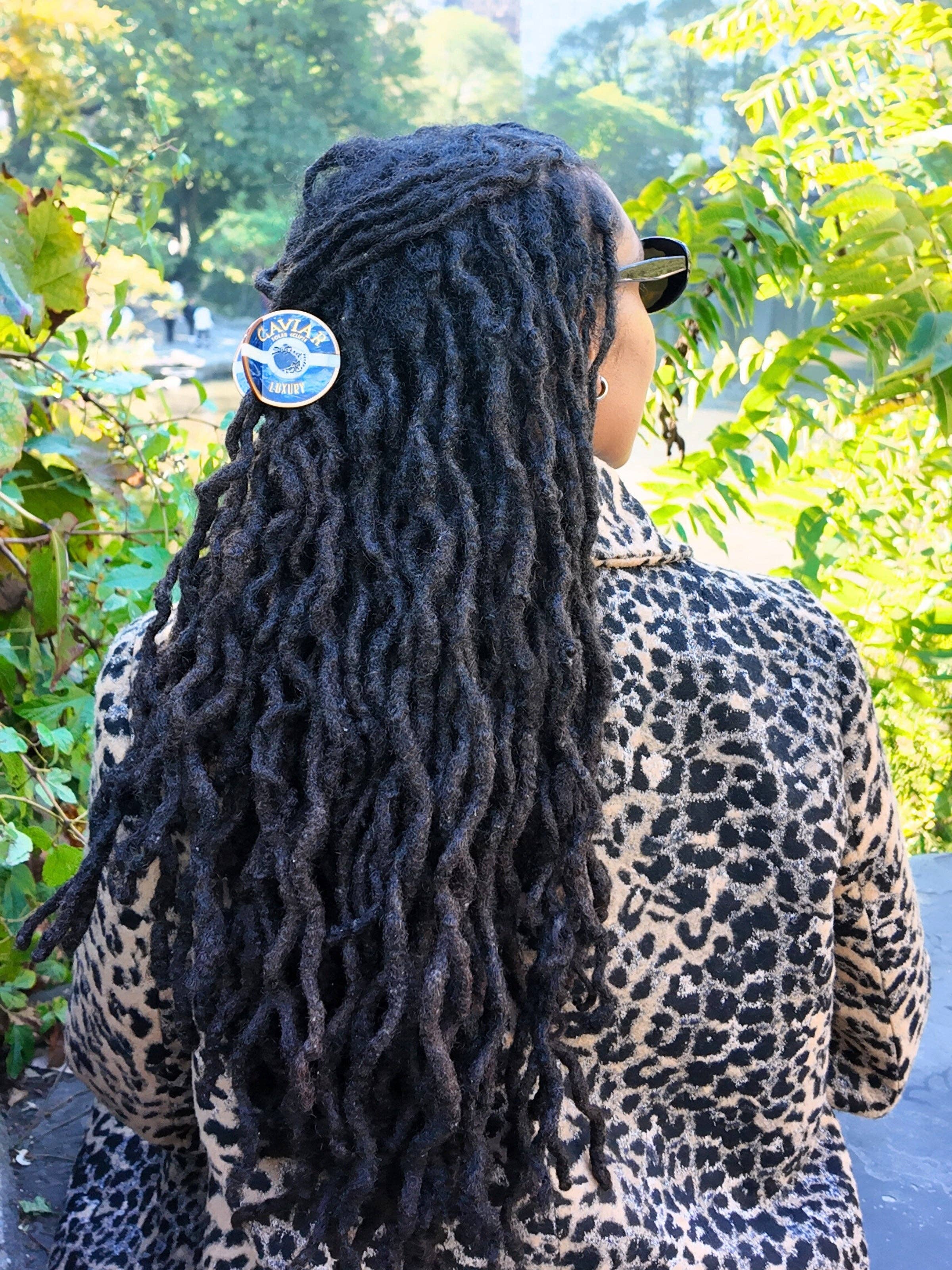 Hand-painted Caviar Claw Hair Clip | Eco-Friendly
