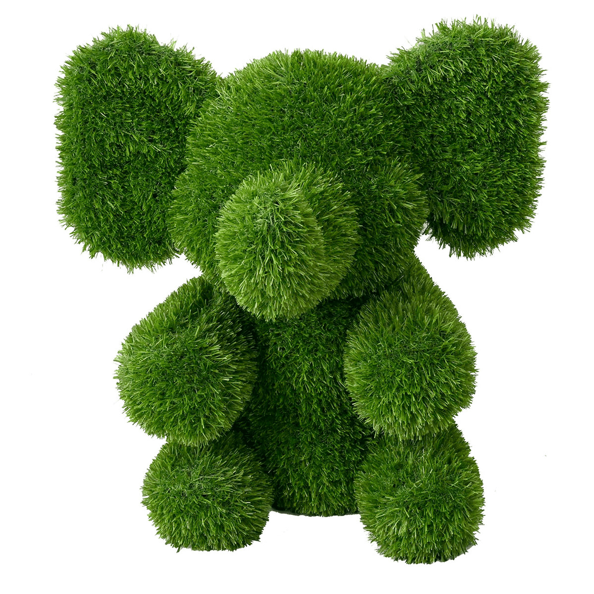 Big Sitting Elephant Green Look Topiary