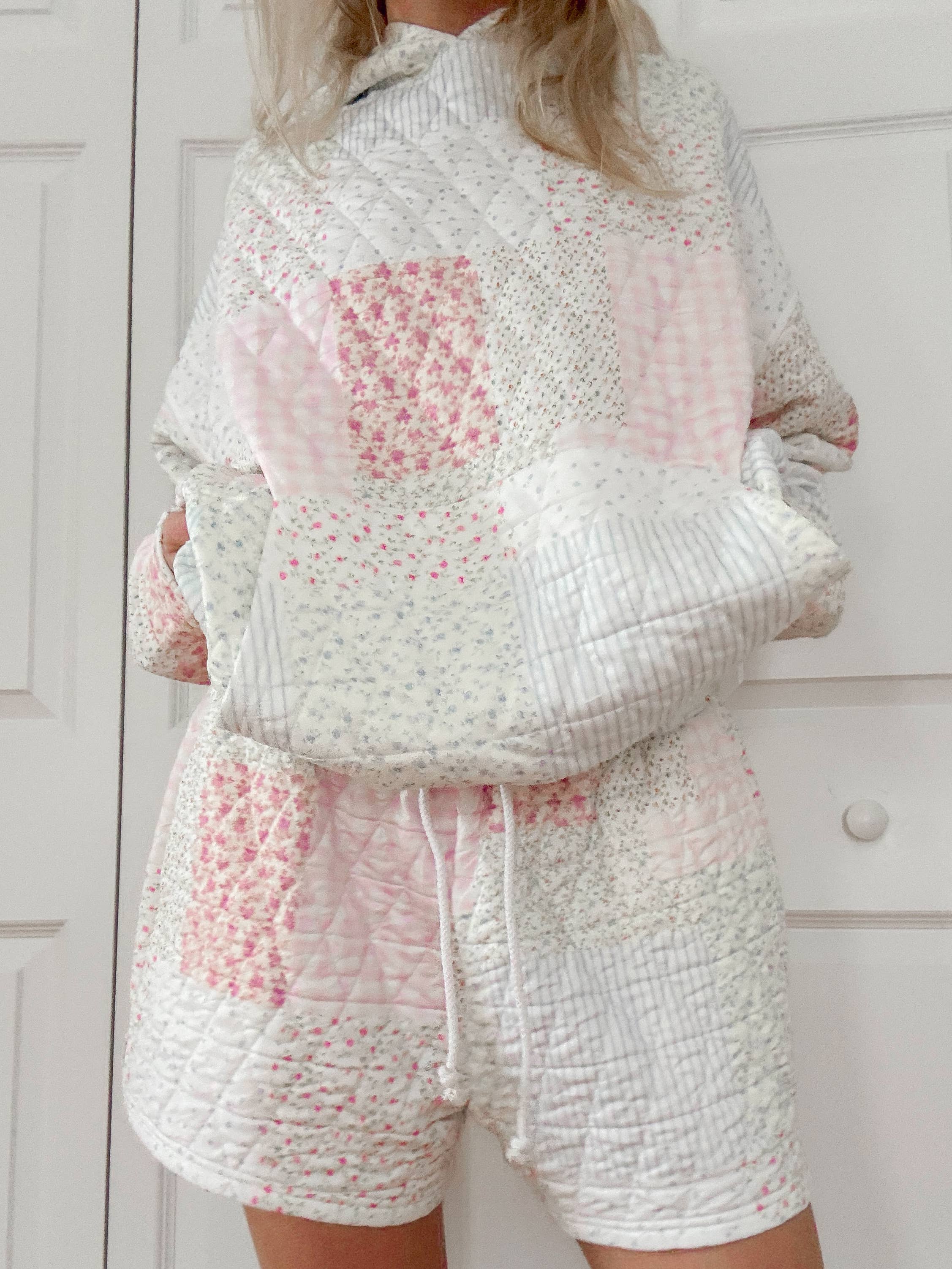 Quilted Pastel Shorts: Pastel