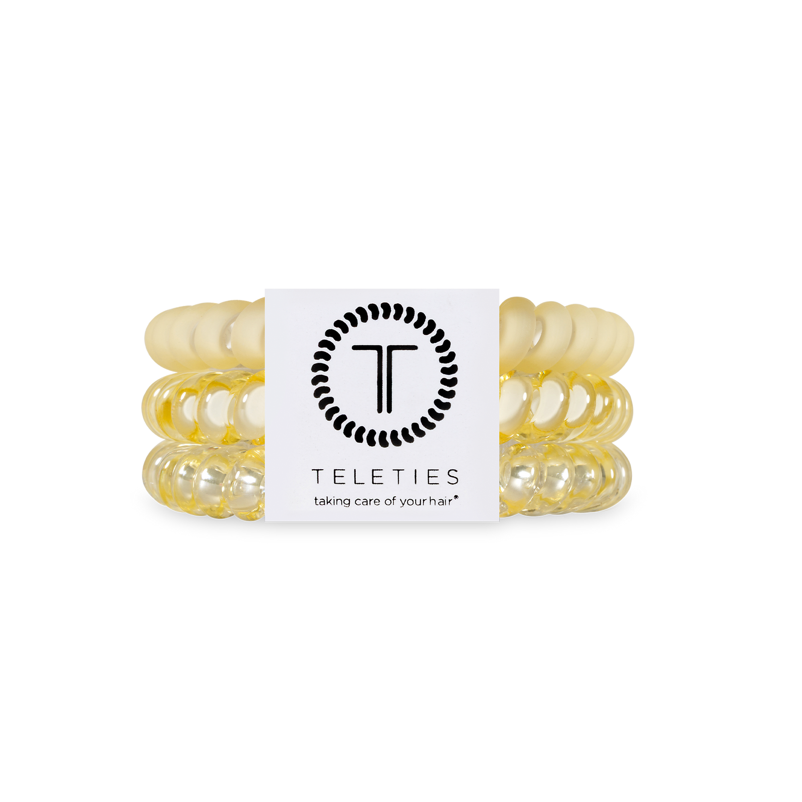 Spiral Hair Coils | Large | Butter Yellow Hair Ties