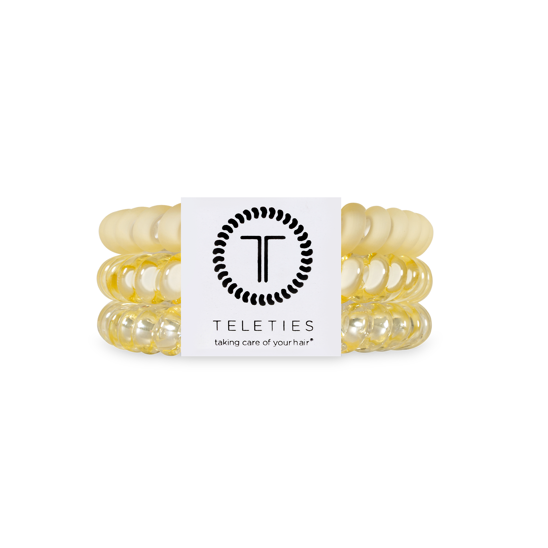 Spiral Hair Coils | Large | Butter Yellow Hair Ties