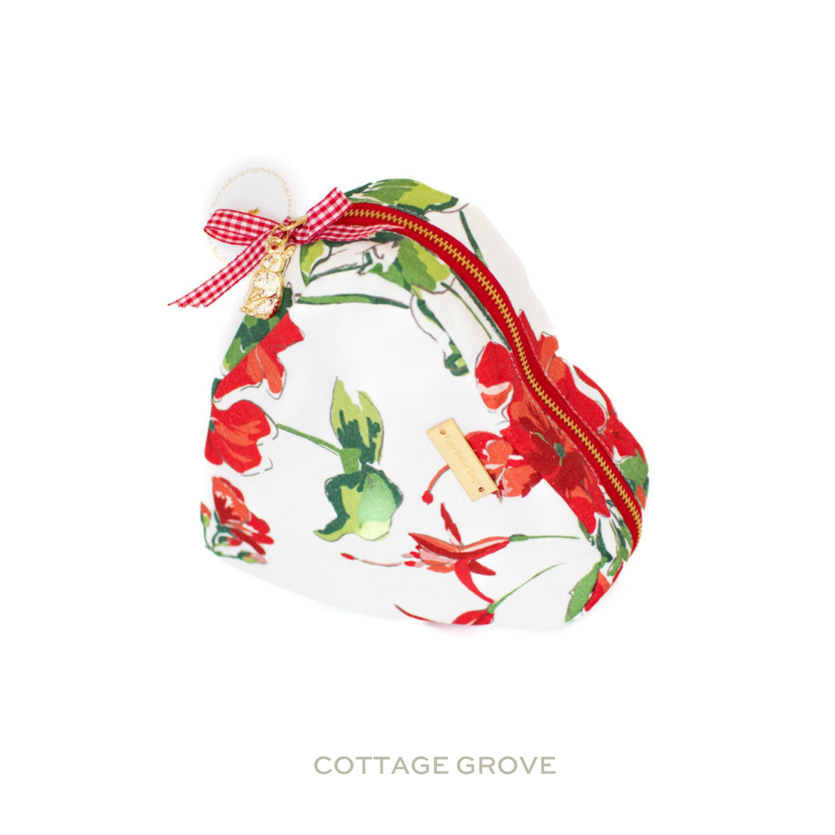 Cupid Cat Cosmetic Bag: Temple Garden