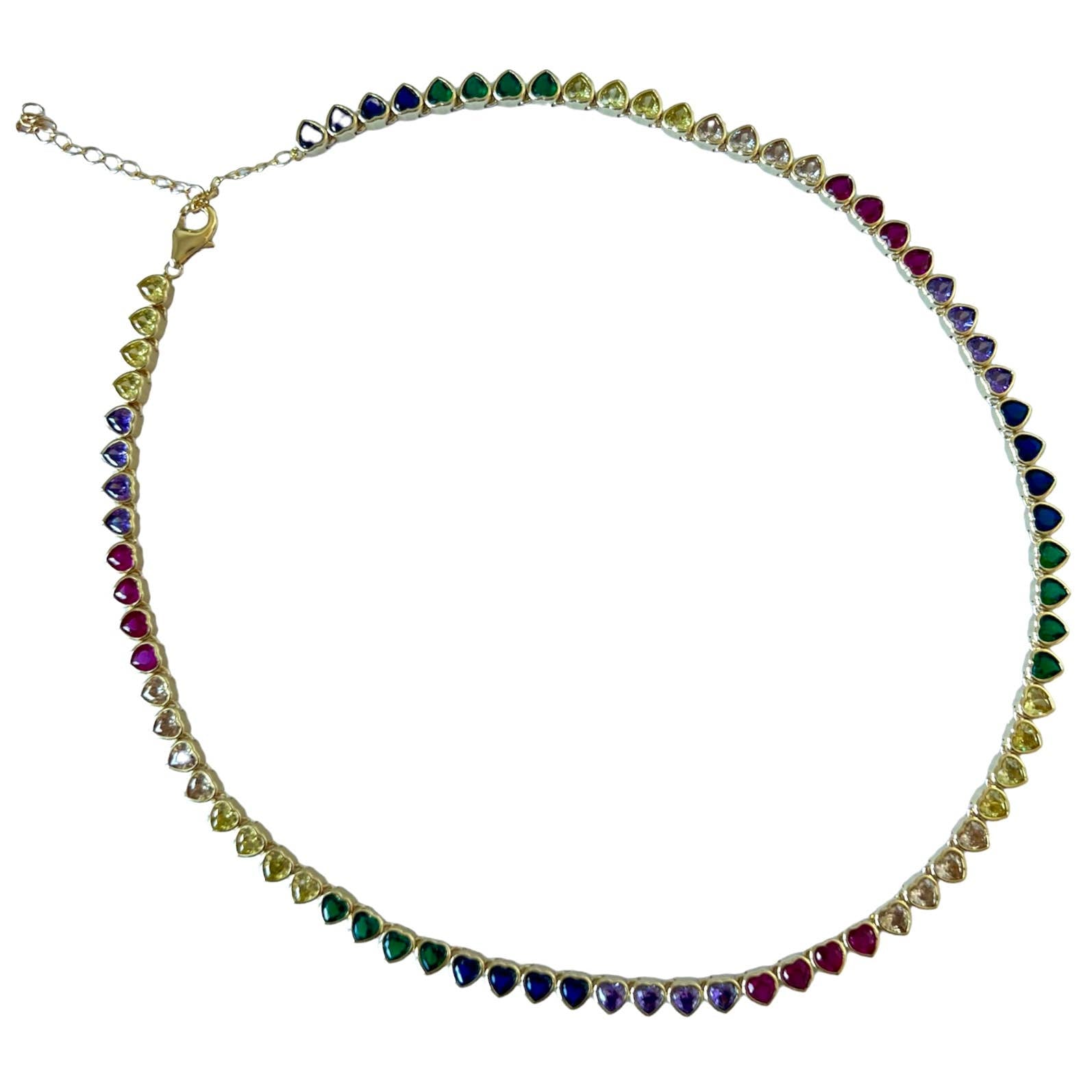 Multi Heart Necklace