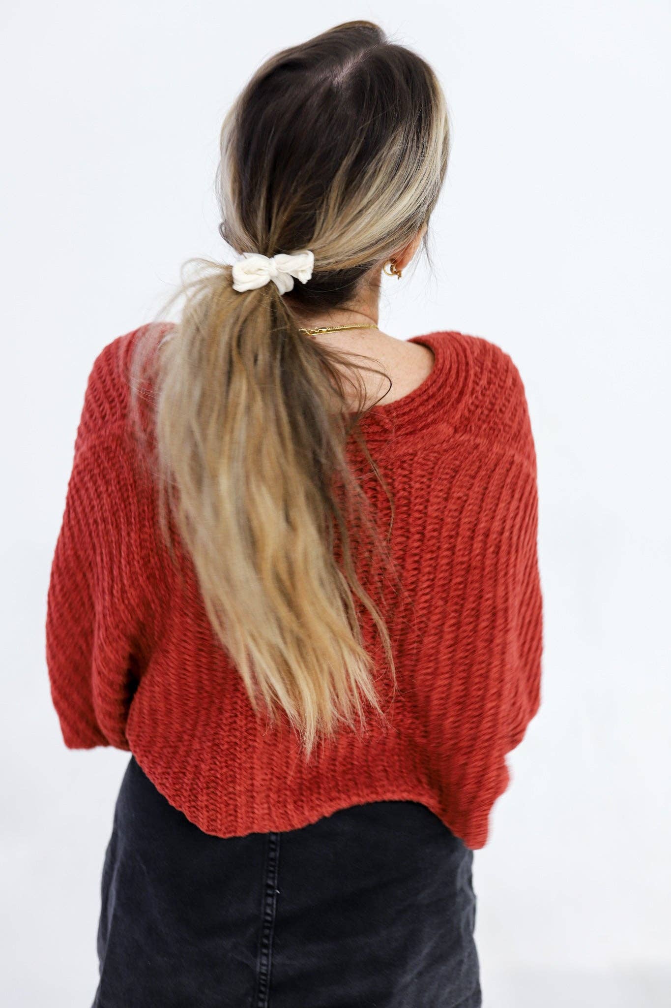 BOW SLICK BACK PONYTAILS (PACK OF 3): LIGHT PINK