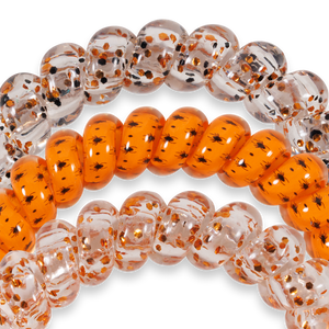Spiral Hair Coils | Large | Spooky Sparkles Hair Ties