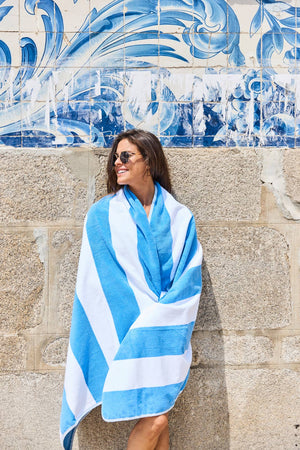 Beach Towel: Yellow Stripe