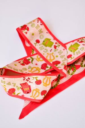 Alpha Chi Omega Skinny Scarf