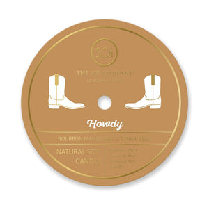 Howdy (Cowboy boot) Icon 12oz Candle