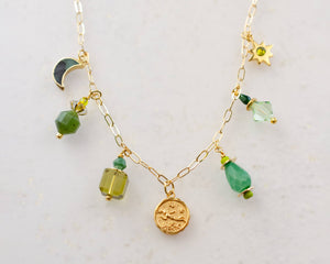 Zodiac Charm Necklace: Earth / Capricorn