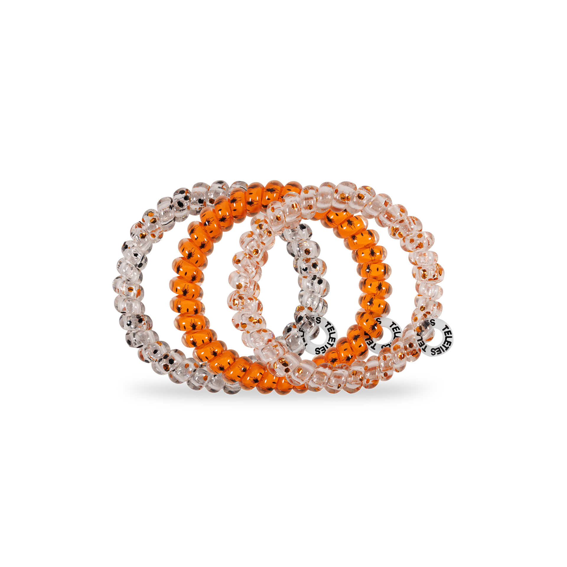 Spiral Hair Coils | Small | Spooky Sparkles Hair Ties
