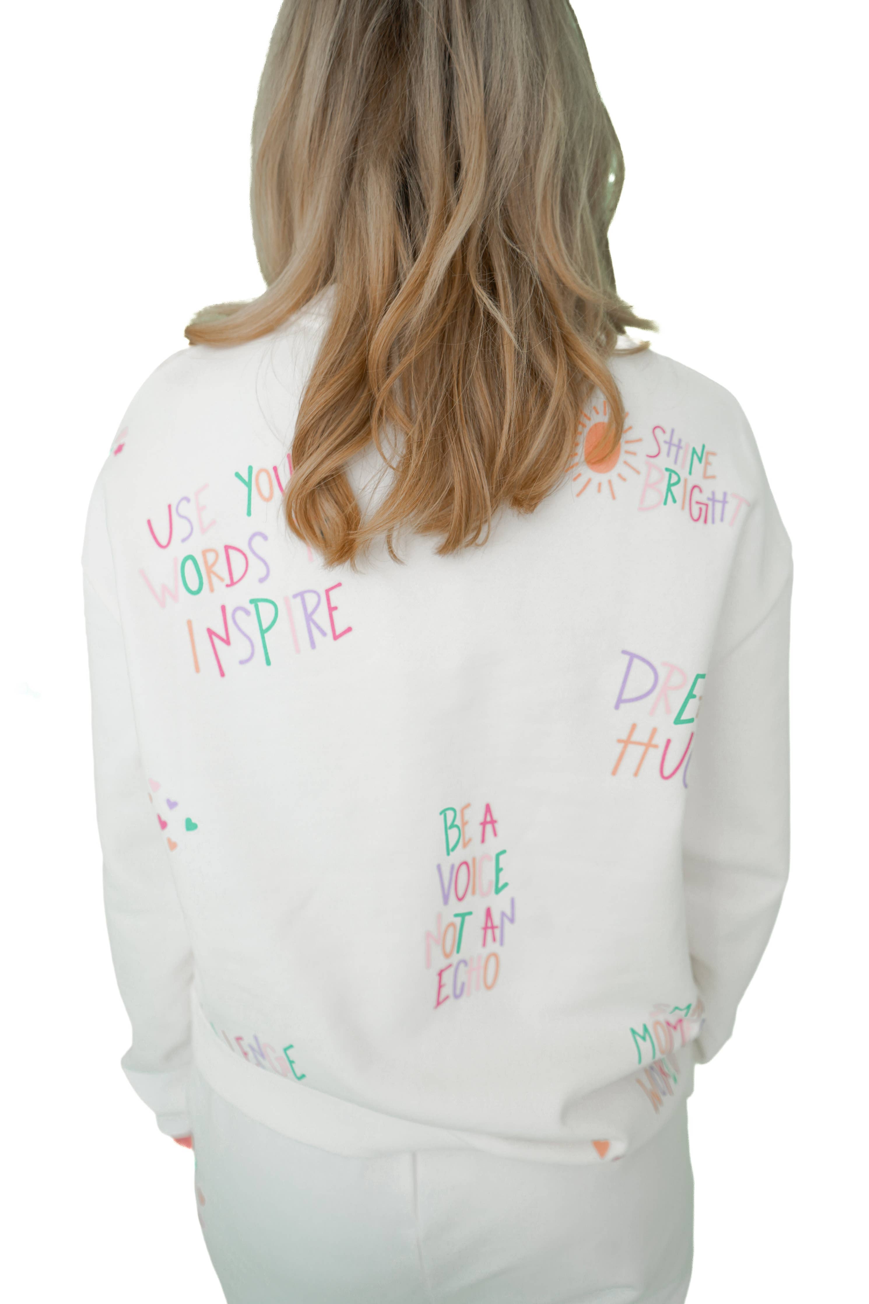 The Different Sweatshirt- White: M
