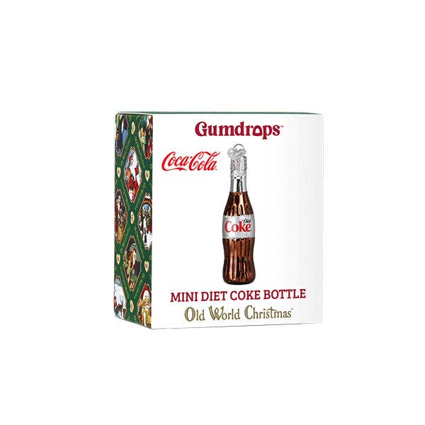 Mini Diet Coke Bottle Ornament