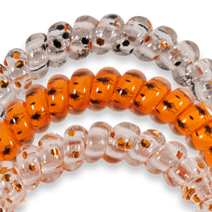 Spiral Hair Coils | Small | Spooky Sparkles Hair Ties