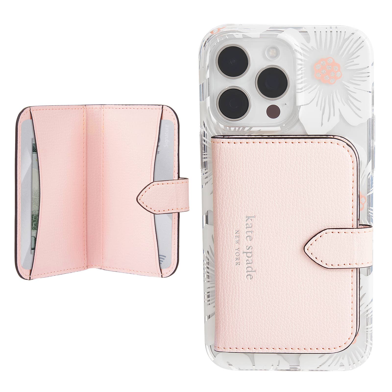 Kate spade new york Morgan Wallet MagSafe Chalk Pink: Chalk Pink