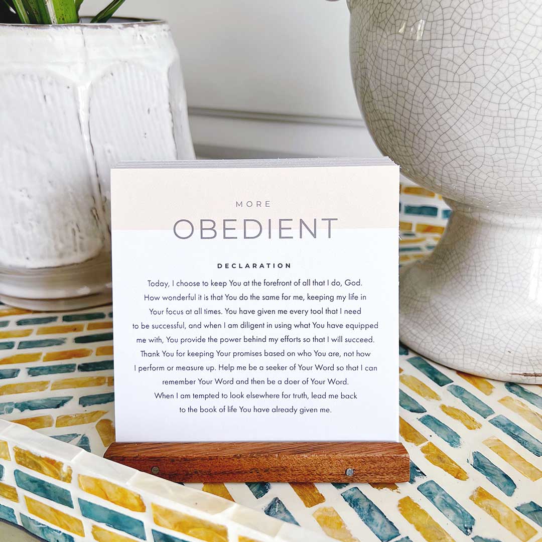 More of Jesus Scripture Devotional Set w/Stand: