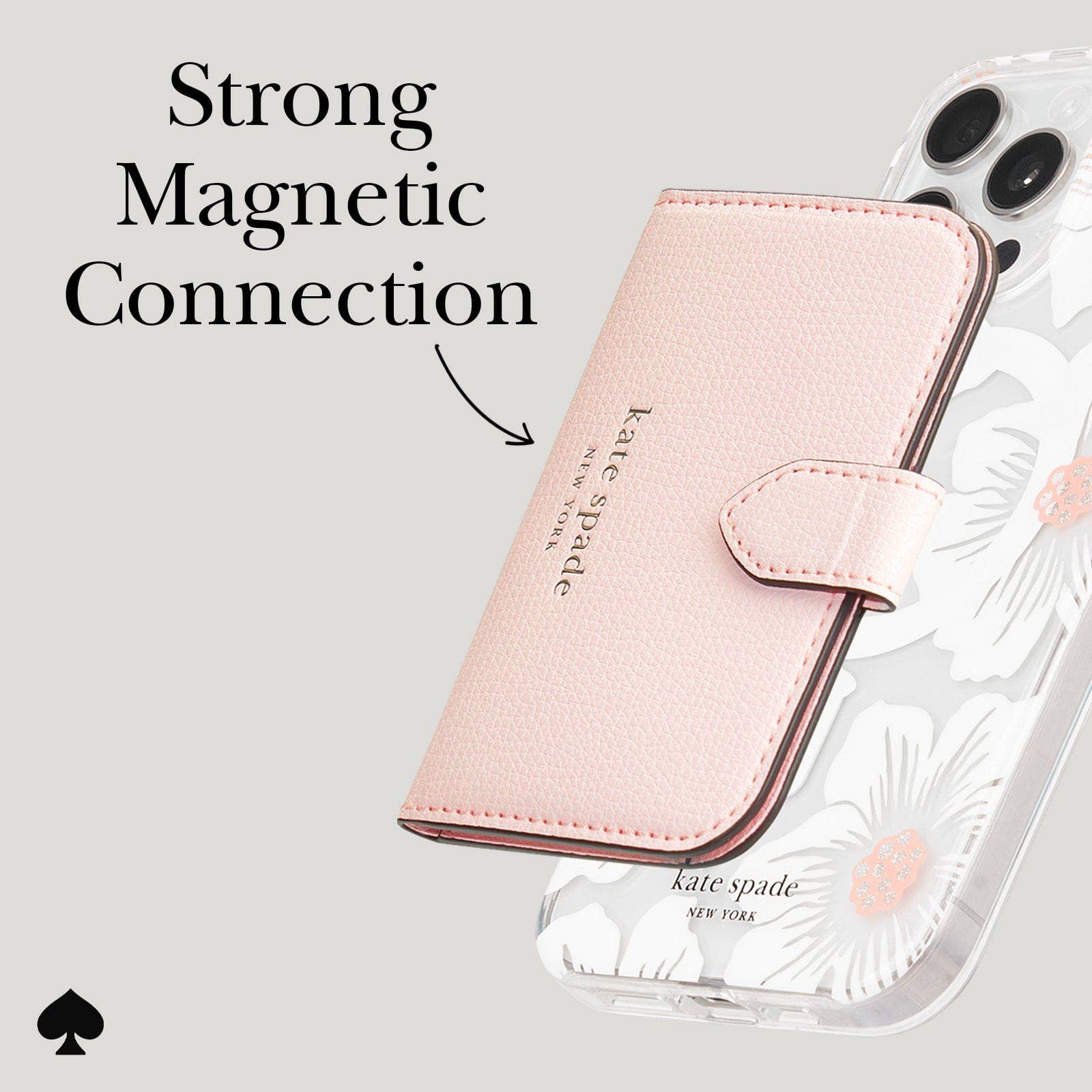 Kate spade new york Morgan Wallet MagSafe Chalk Pink: Chalk Pink