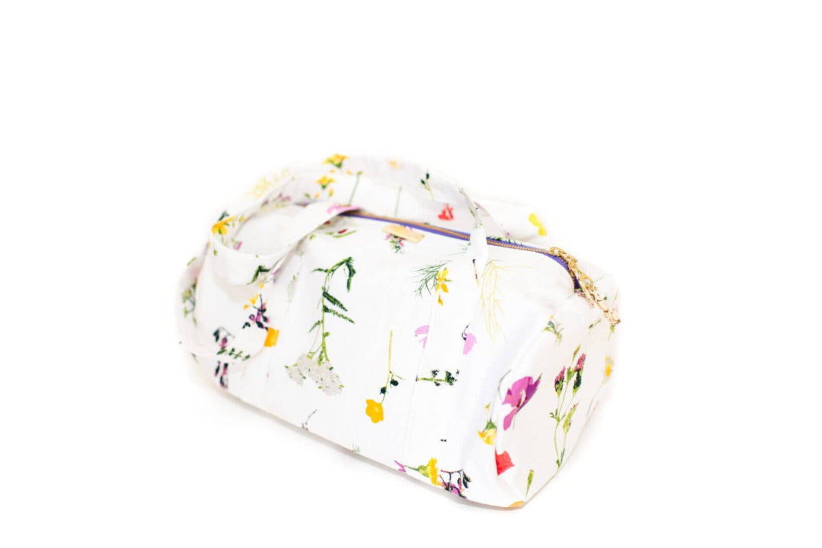 Birdie Barrel Bag - Elouise's Garden