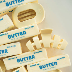 Classic Hair Clip | Medium | Butter Yellow