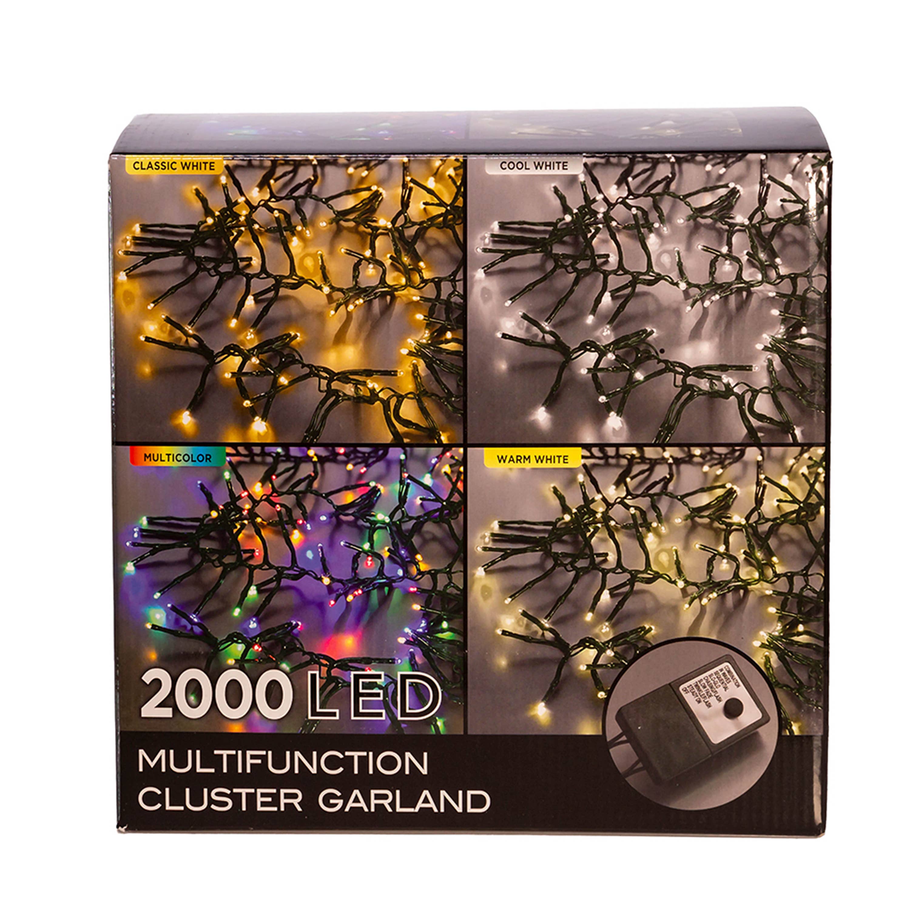 2000L 65' CLUSUITER GARLAND W/WARM WHITE LED
