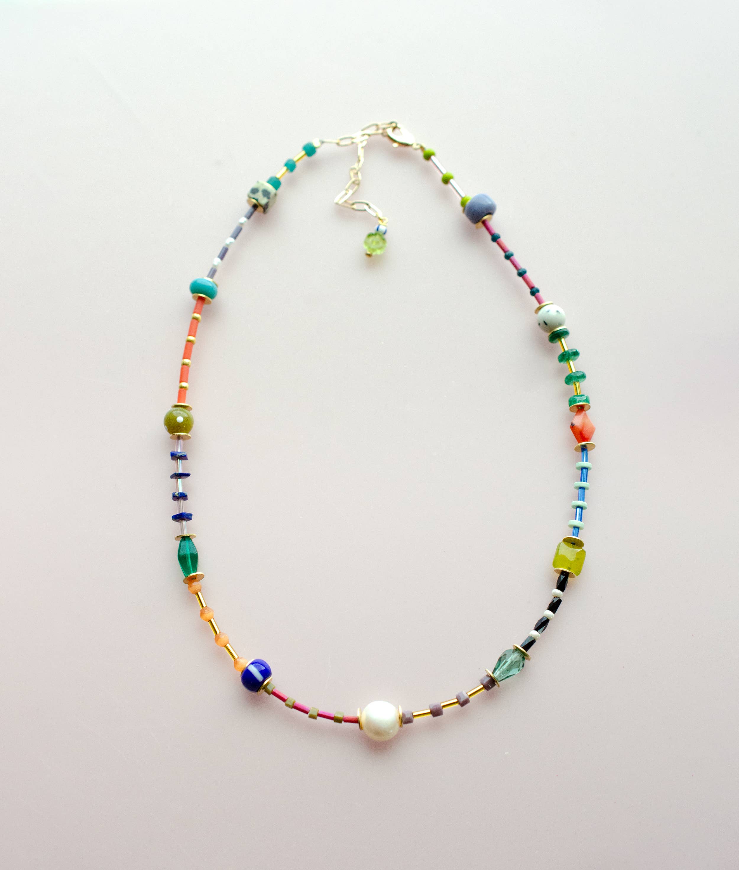 Colorful Beaded Seed bead Friendship Necklace