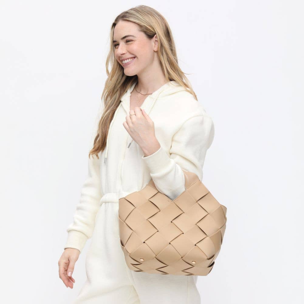 Resilience - Woven Neoprene Tote: Cream