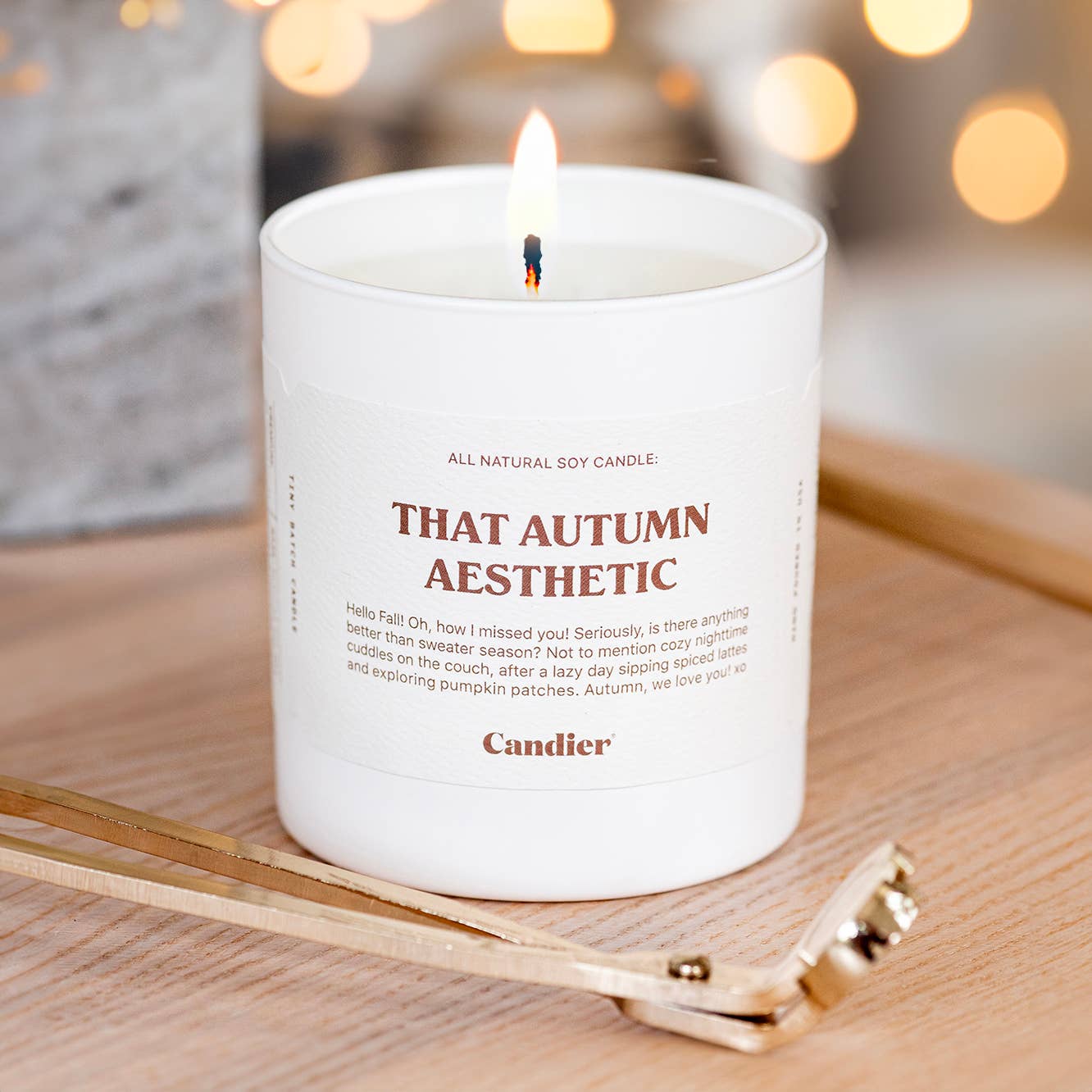 Autumn Aesthetic Candle