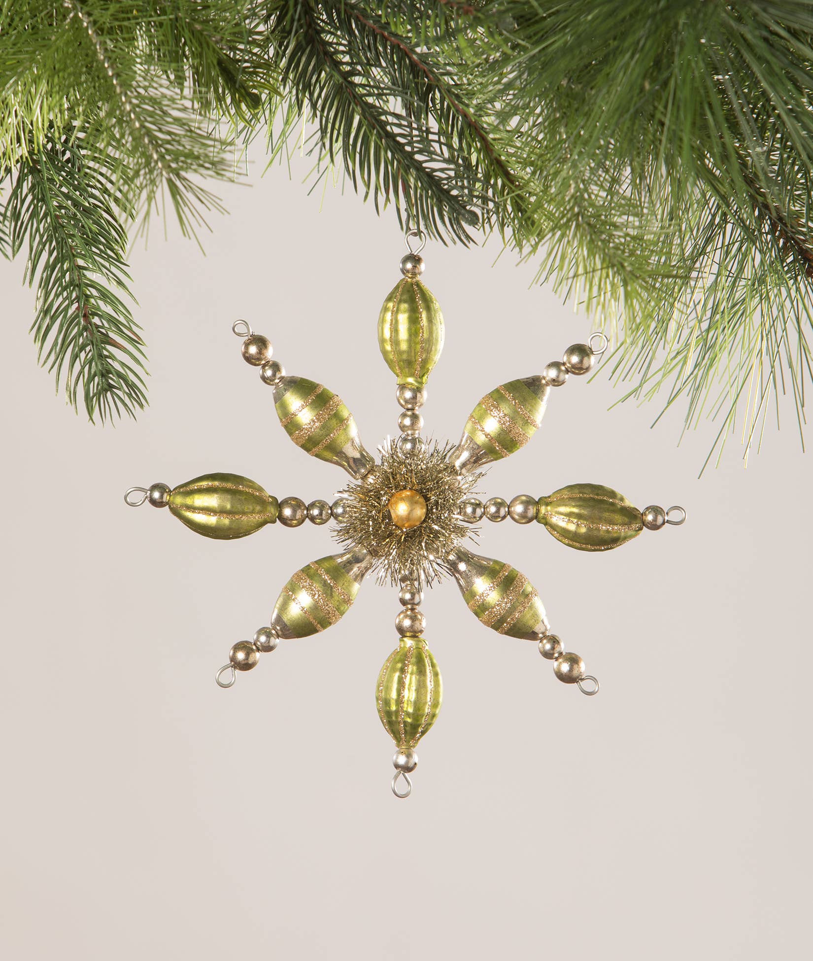 Peridot Starburst Ornament