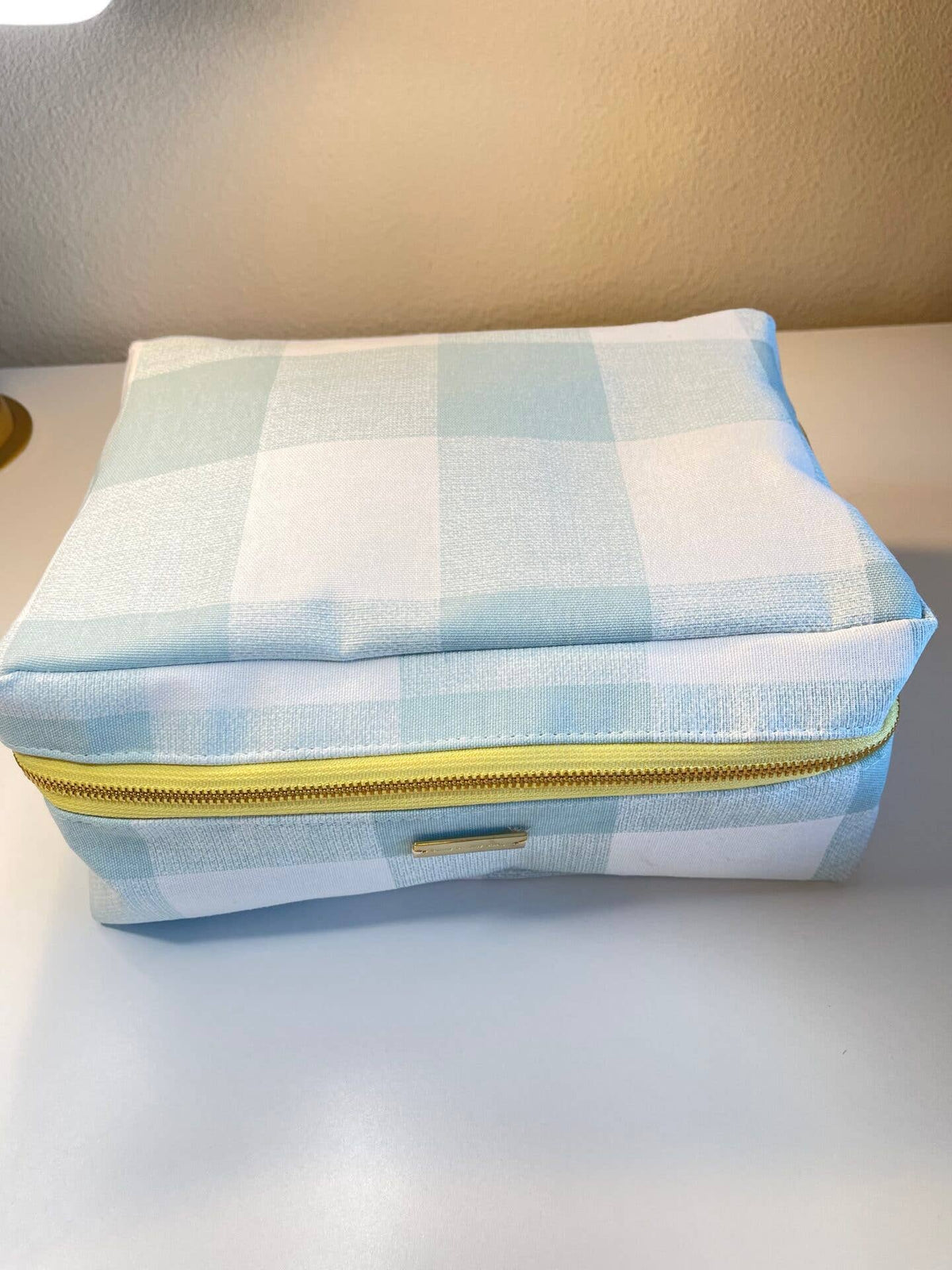Tiffy Train Case - Blue Sky's Gingham
