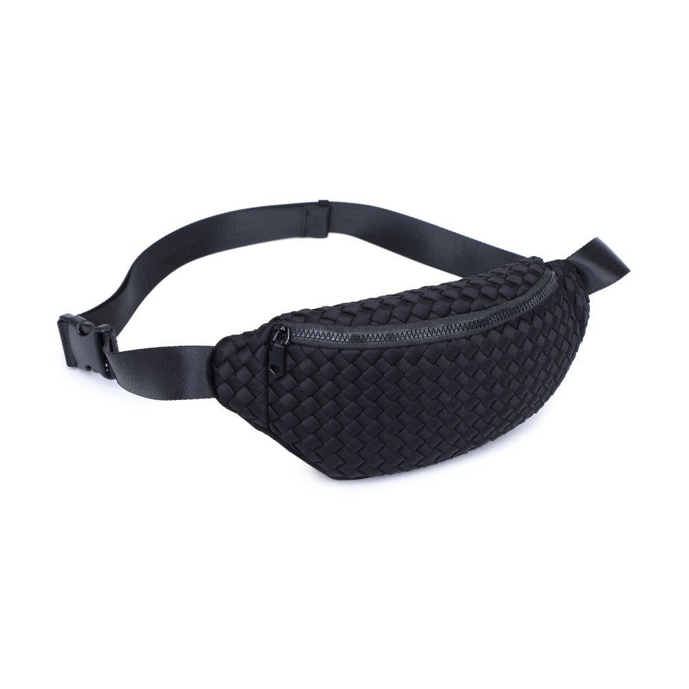 Aim High  Woven Neoprene Belt Bag: Neon Yellow