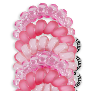 Spiral Hair Coils | Tiny | Pretty in Pink Hair Ties