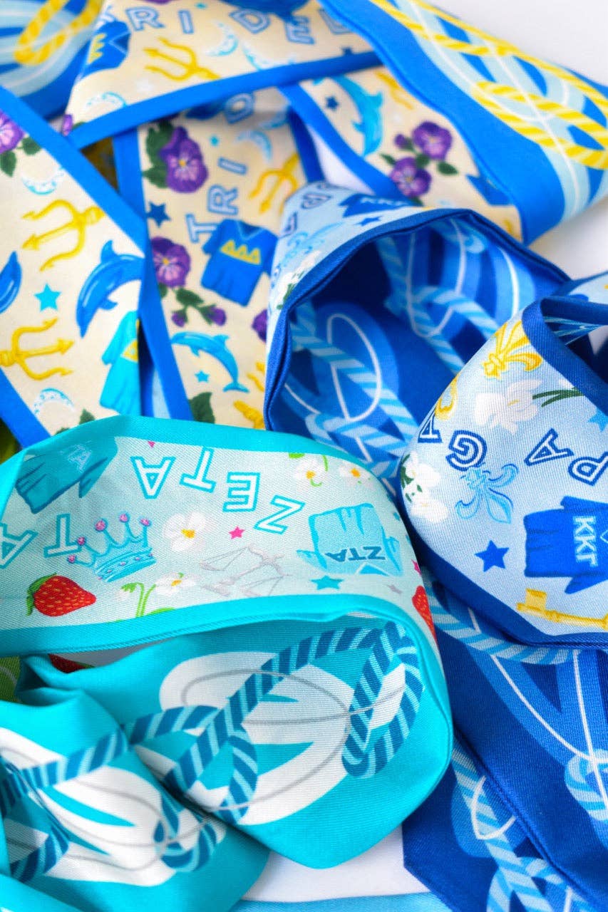 Tri Delta Skinny Scarf