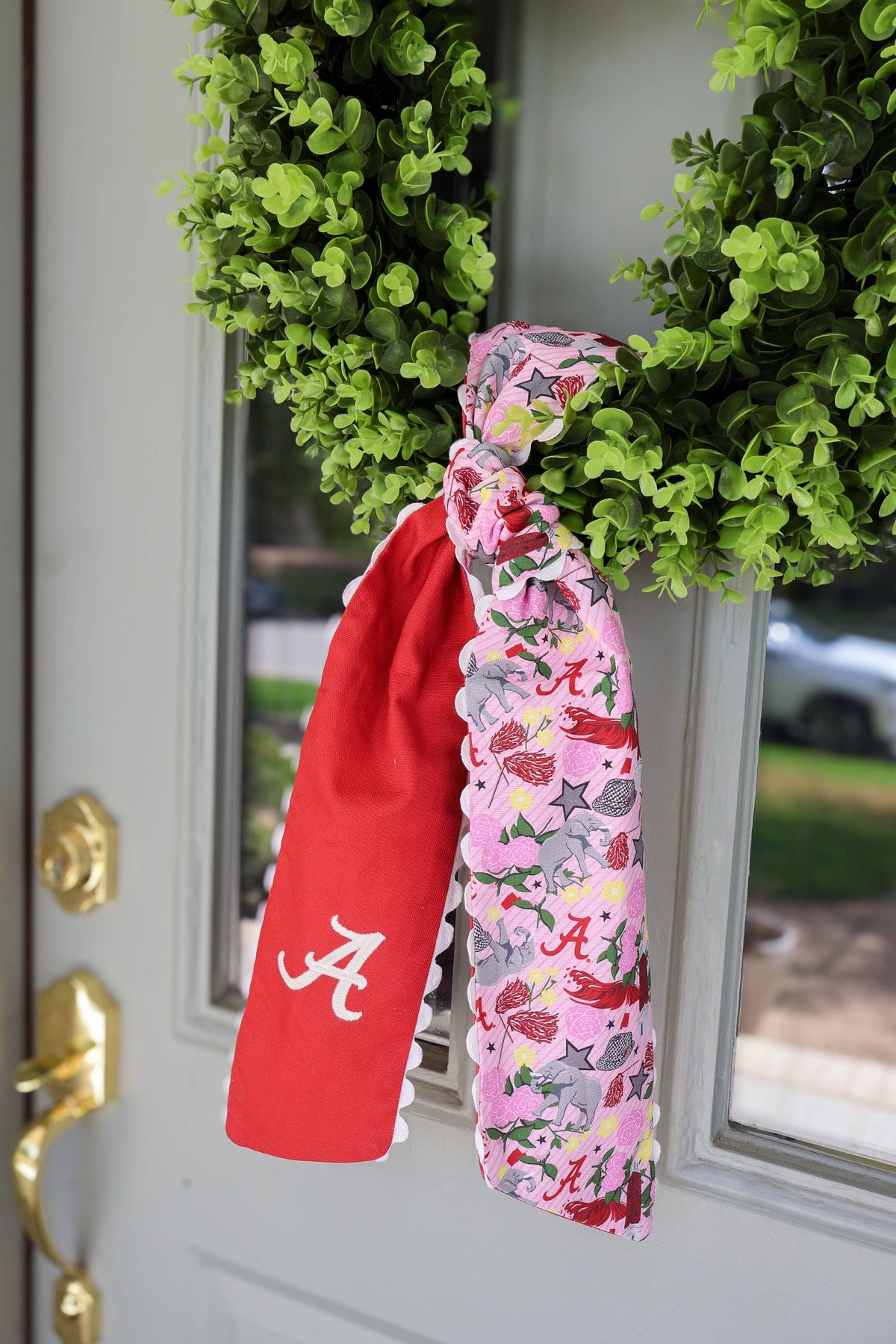 Alabama Crimson Tide Cotton Wreath Scarf