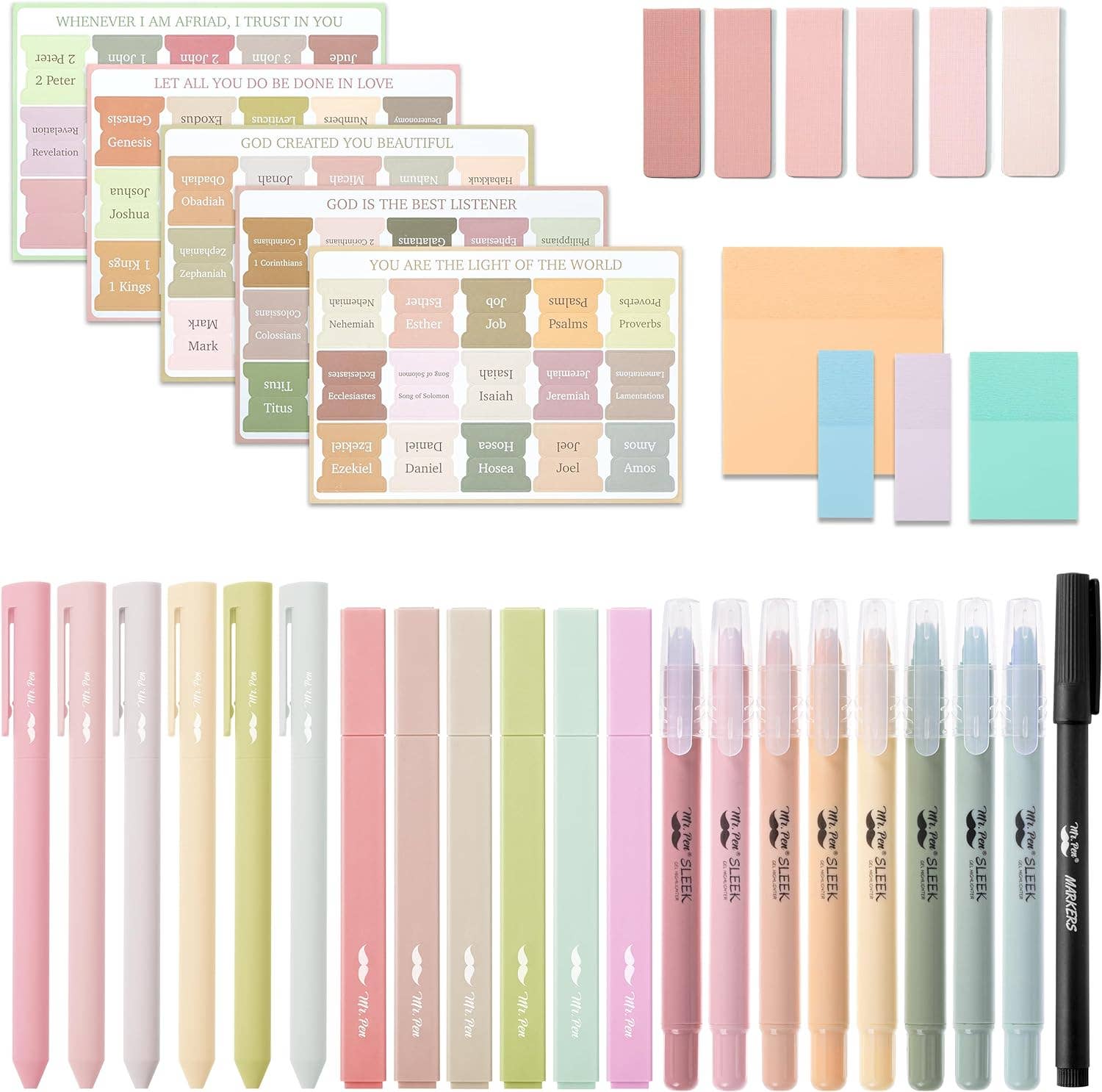 Mr. Pen Bible Journaling Kit with Sticky Notes