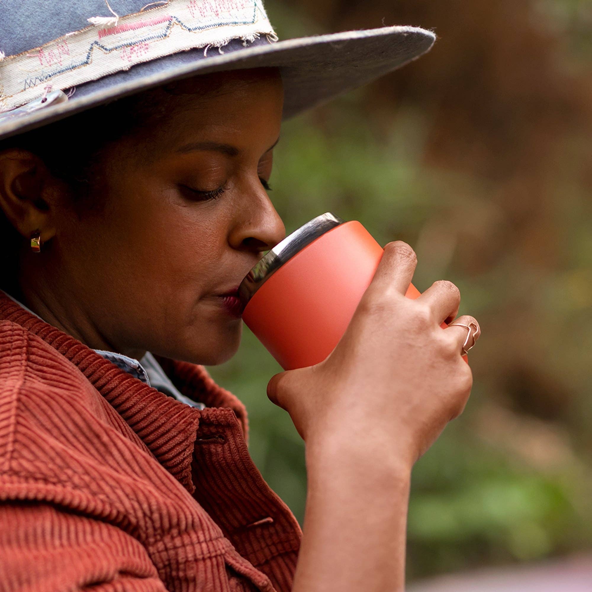 Carter Wide Mug: Warm Pink / 16 oz