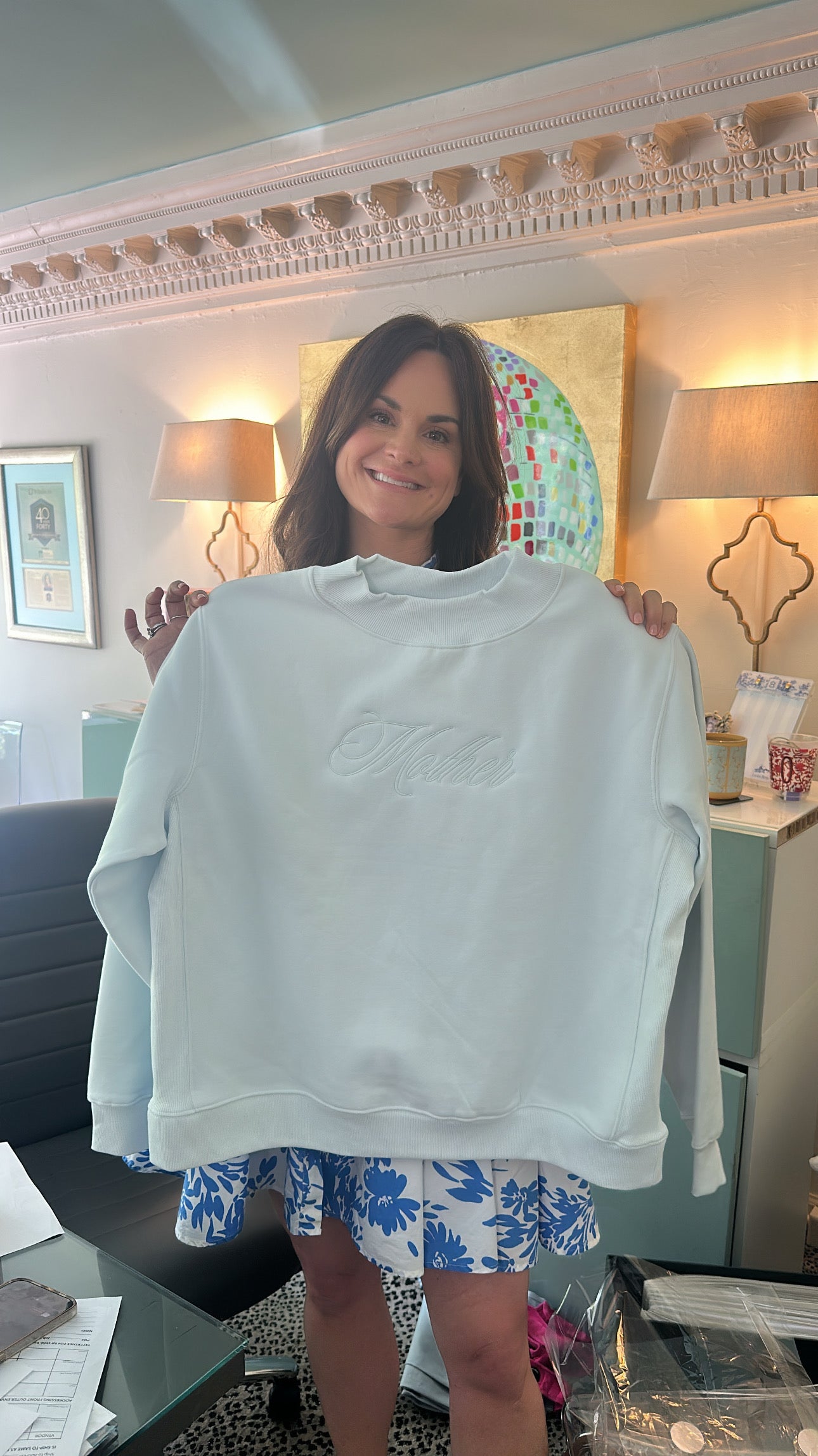 Mother Mock Neck