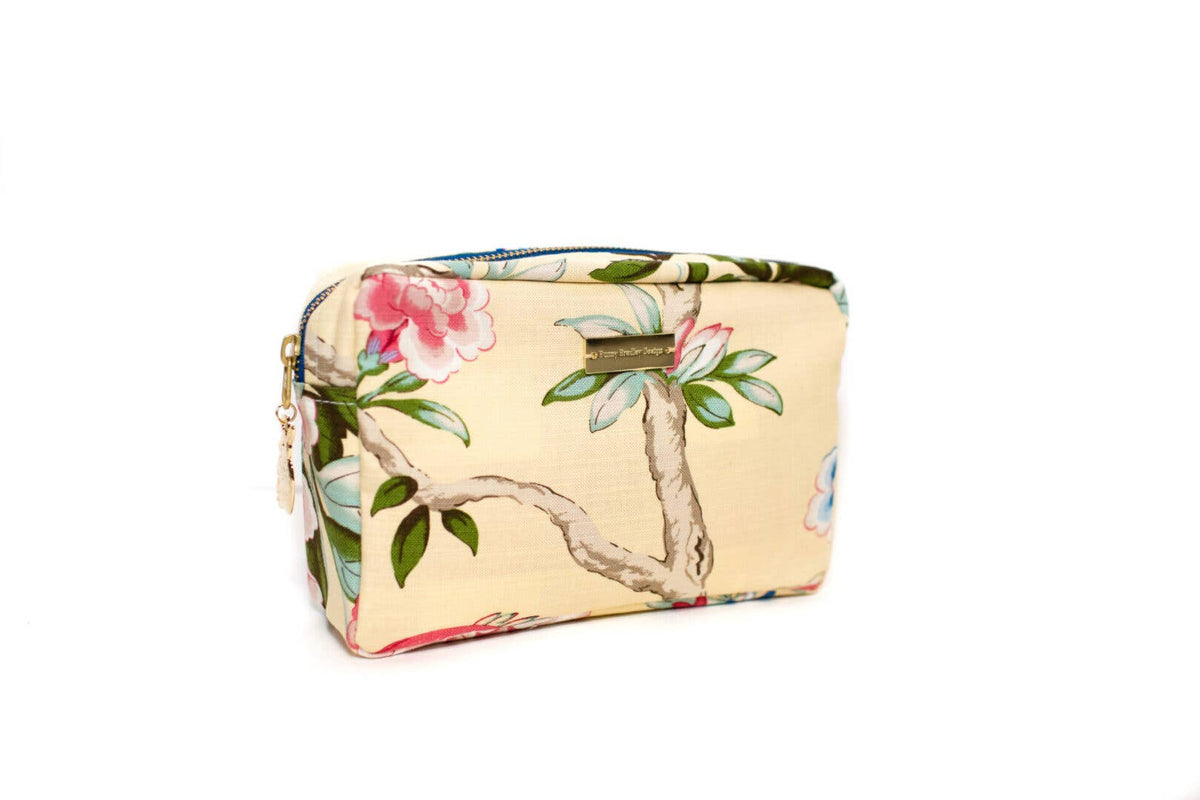 Marigold Large Cosmetic Bag - Birdie's Garden