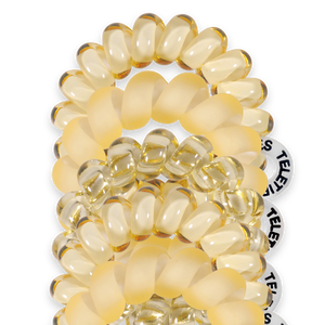 Spiral Hair Coils | Tiny | Butter Yellow Hair Ties